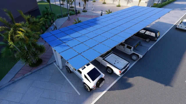 solar car parking supplier in dubai